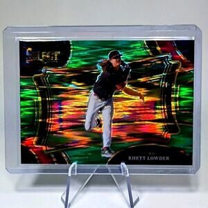2024 Panini Select - Diamond Level Rhett Lowder #64 Green Flash Prizm